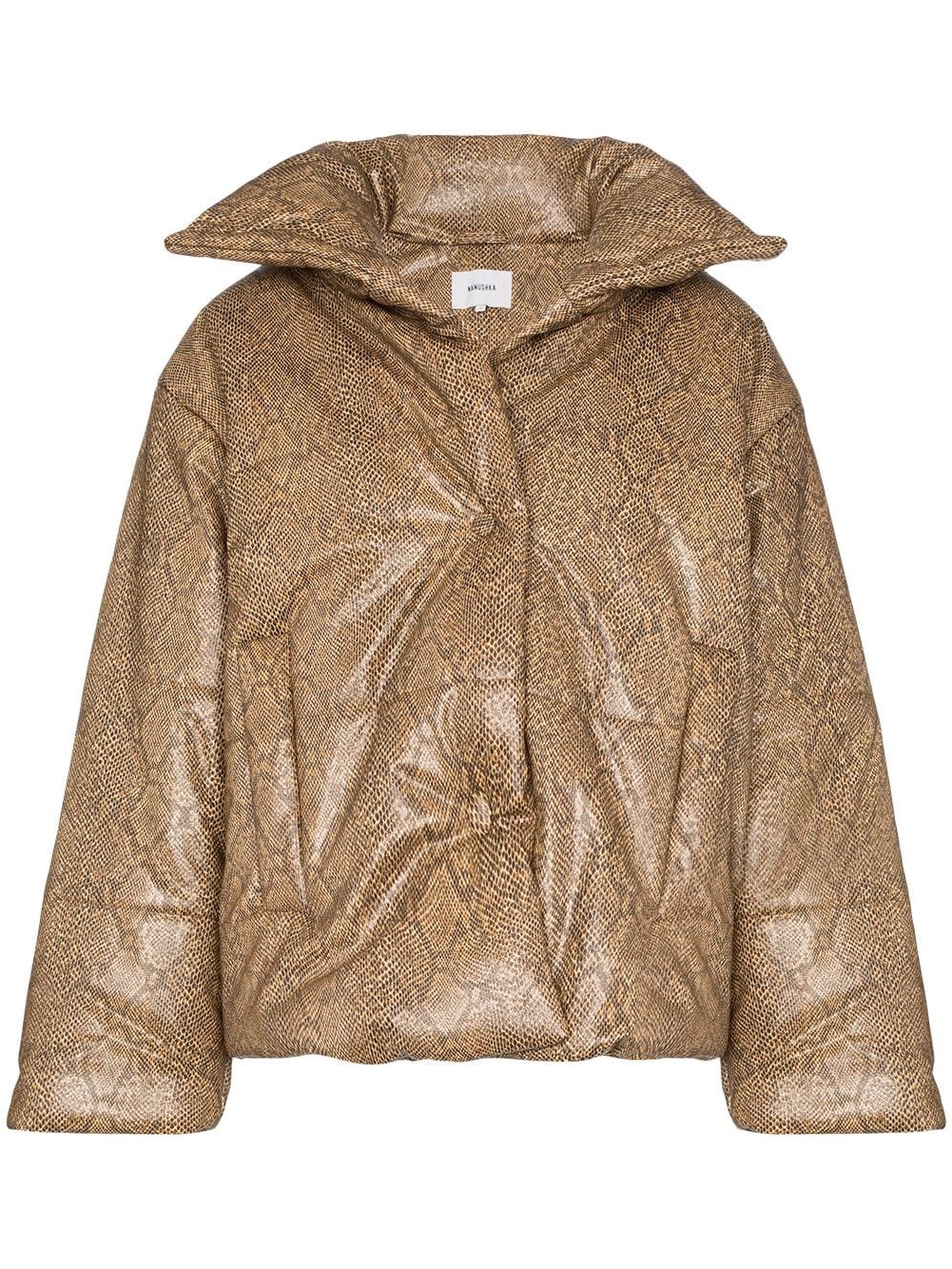 Nanushka Snake Puffer Jacket Nwt Sz Xs/S